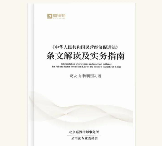 Lawyer Team of Ge Youshan: Interpretation of the Articles and Practical Guide of the Law of the People's Republic of China on Promoting the Development of the Private Economy (Part Three)