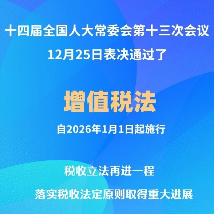 嘉潍研究 | 增值税法通过，这些变化值得关注！