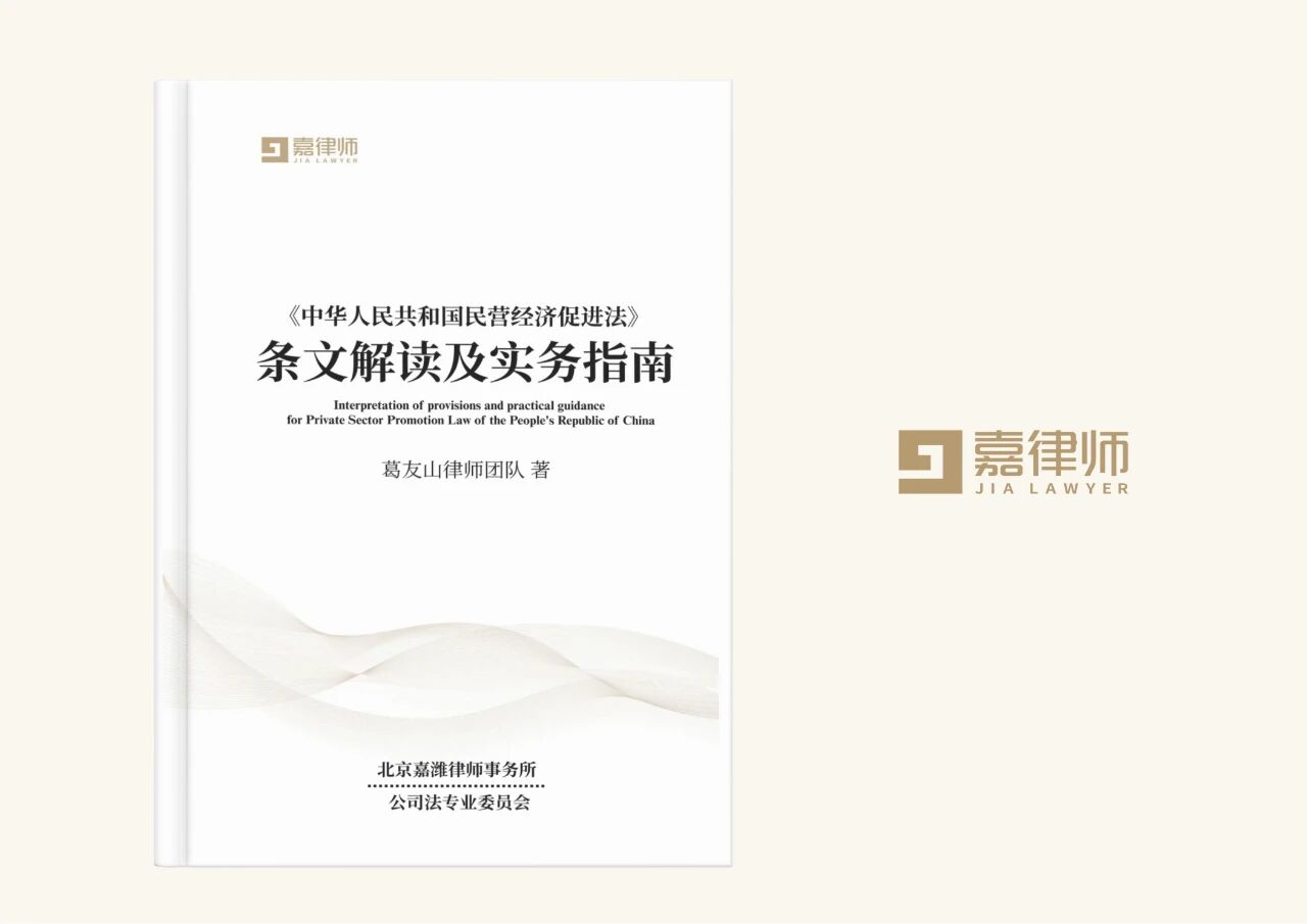嘉律师研究 | 葛友山律师团队：《中华人民共和国民营经济促进法》条文解读及实务指南（十一）